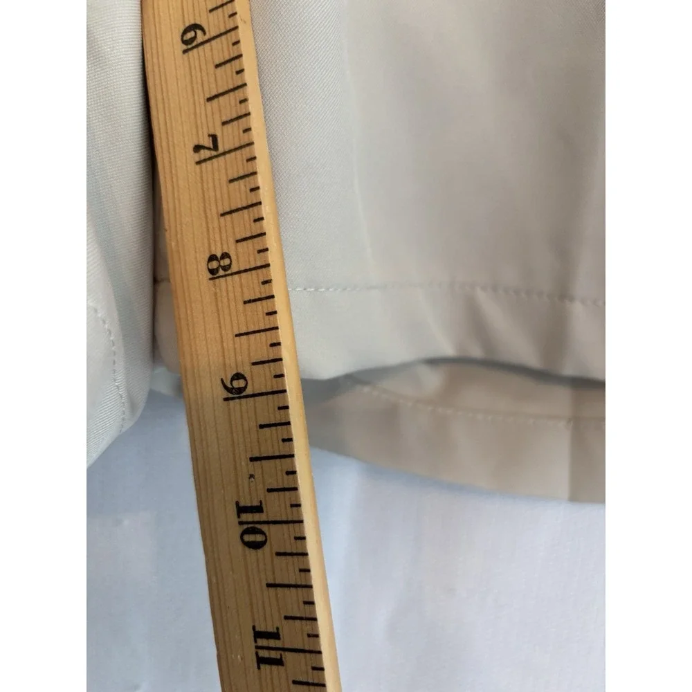 HAGGAR COOL 18 PRO Golf Shorts Men's 36x9 Khaki Adjustable Waist